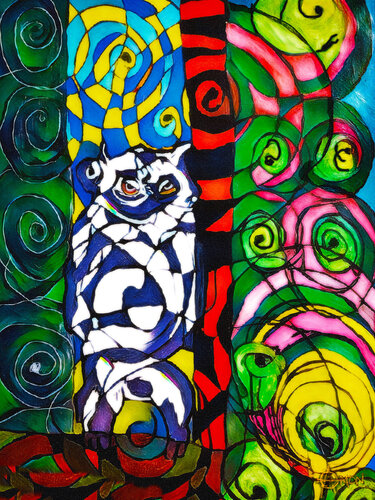 Mother Owl by AMON VESELITS, デジタル for Sale on Singulart