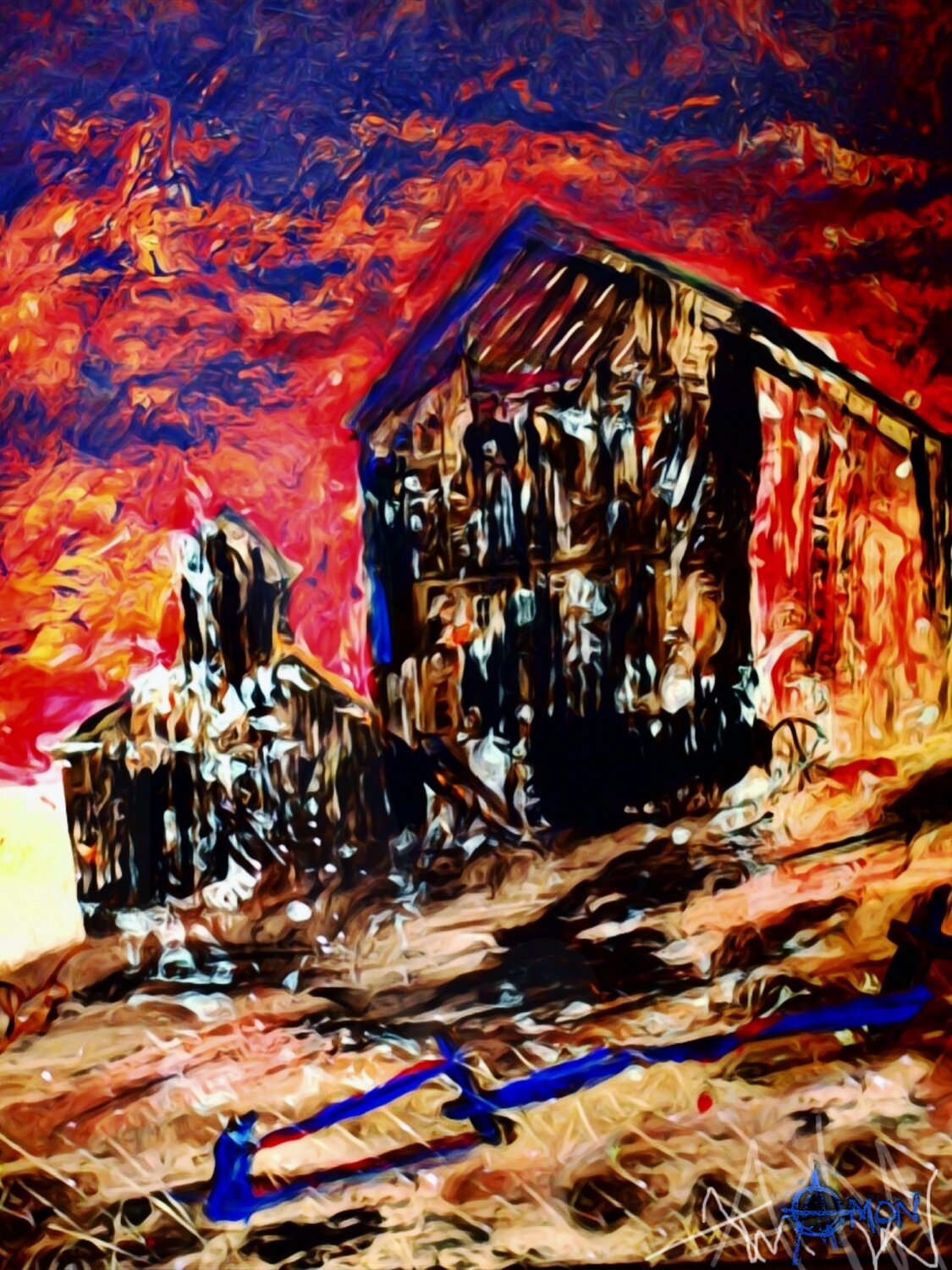 2 Barns (Remix) Limited Edition 1/50 AMON VESELITS