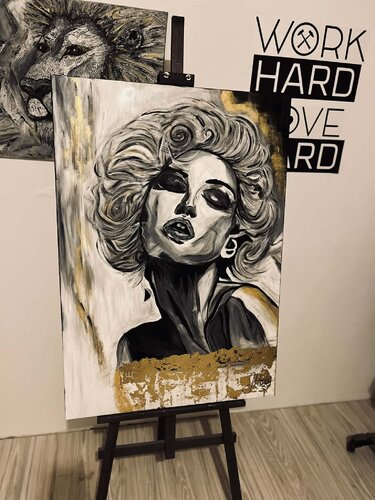 Marilyn Monroe by Jessica Harisova, Painting for Sale on Singulart