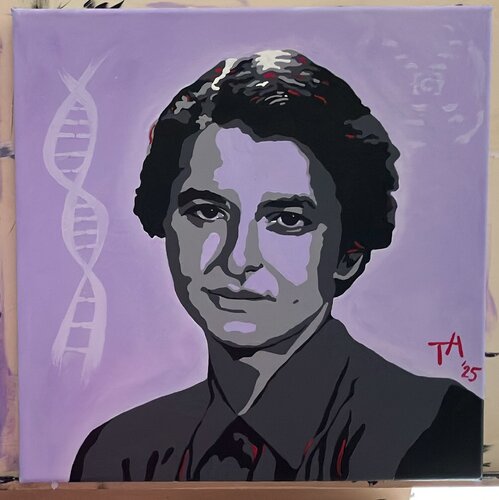 Rosalind Franklin van Tanja Arnold, Schilderij te koop op Singulart