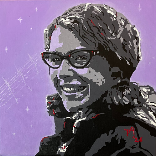 Jocelyn Bell Burnell van Tanja Arnold, Schilderij te koop op Singulart