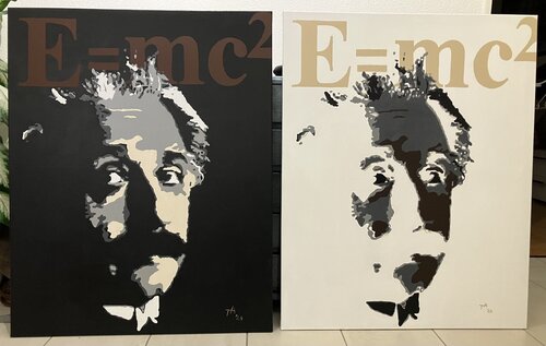 Einstein Ensemble by Tanja Arnold, Painting for Sale on Singulart