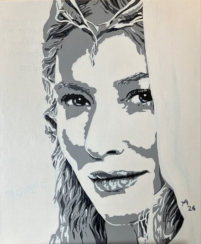 Galadriel (UV-Effekt) by Tanja Arnold, Painting for Sale on Singulart