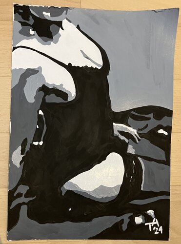 Got a good view? by Tanja Arnold, Painting for Sale on Singulart