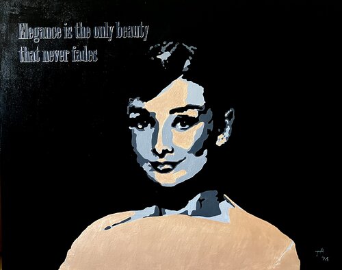 Audrey + by Tanja Arnold, Painting for Sale on Singulart