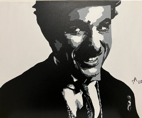 Chaplin + de Tanja Arnold, Pintura a la venta en Singulart
