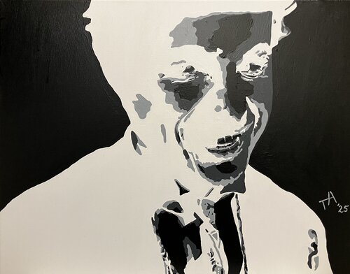 Chaplin - de Tanja Arnold, Pintura a la venta en Singulart