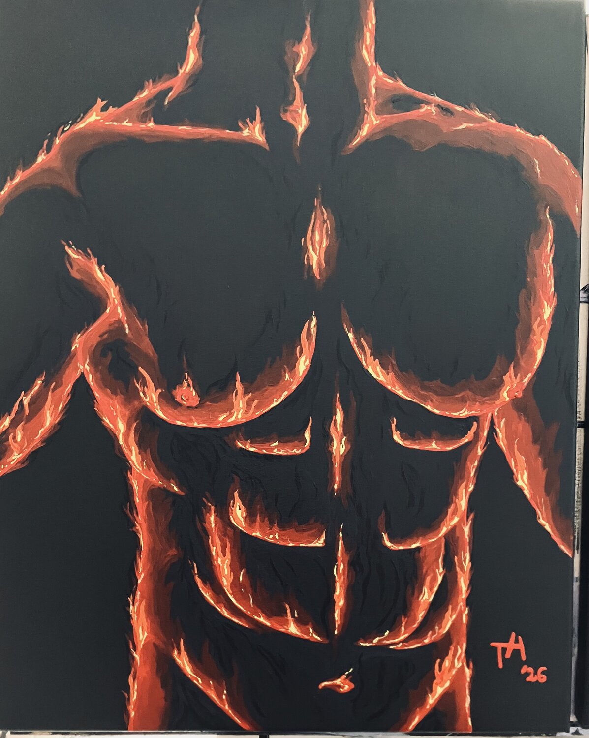 Adam Tanja Arnold Original painting for sale