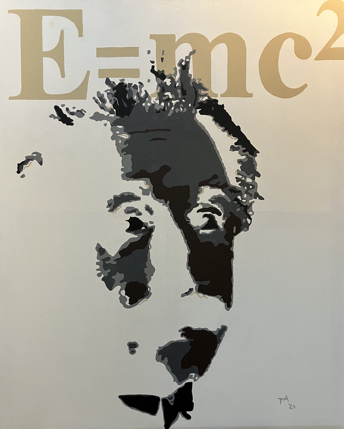 Einstein - Tanja Arnold Origineel schilderij te koop