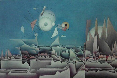 Mondestrunken. Studie zu Schönbergs "Pierrot lunaire" by Hans-Christian Harten, Painting for Sale on Singulart