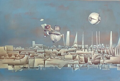 "Colombine". Studie zu Schönbergs "Pierrot lunaire" by Hans-Christian Harten, Painting for Sale on Singulart