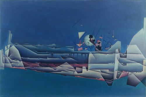 Der kranke Mond. Studie zu Schönbergs "Pierrot lunaire" di Hans-Christian Harten, Pittura in vendita su Singulart