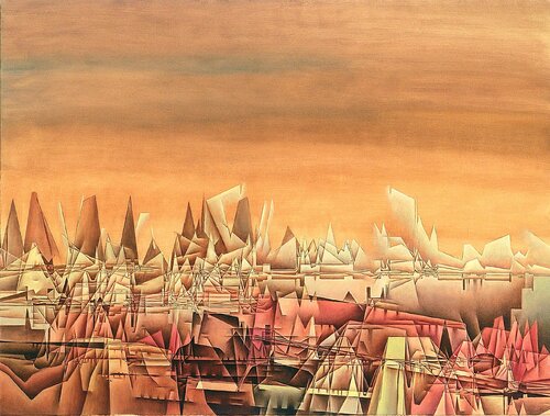 "Ein Überlebender aus Warschau". Studie zu einem Werk von Arnold Schönberg by Hans-Christian Harten, Painting for Sale on Singulart