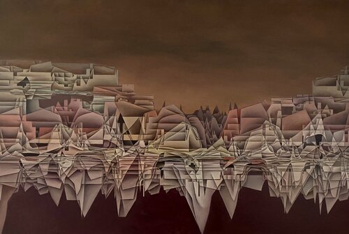 Studie zu Bachs "Kunst der Fuge" (IV) by Hans-Christian Harten, Painting for Sale on Singulart