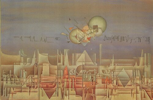 Le Rossignol/Die Nachtigall. Studie zu Messiaen by Hans-Christian Harten, Painting for Sale on Singulart