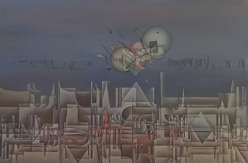 Le Rossignol/Die Nachtigall. Studie zu Messiaen (II) by Hans-Christian Harten, Painting for Sale on Singulart