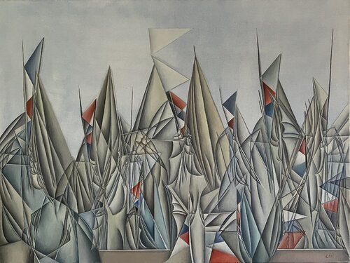 "Backhuysen I" par Hans-Christian Harten, Peinture en vente sur Singulart