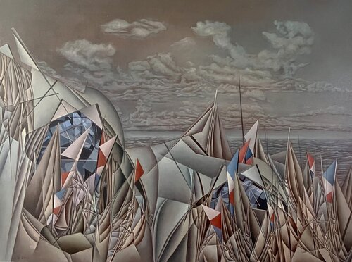 "Backhuysen" VII par Hans-Christian Harten, Peinture en vente sur Singulart