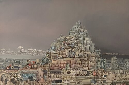 Turmbau van Hans-Christian Harten, Schilderij te koop op Singulart