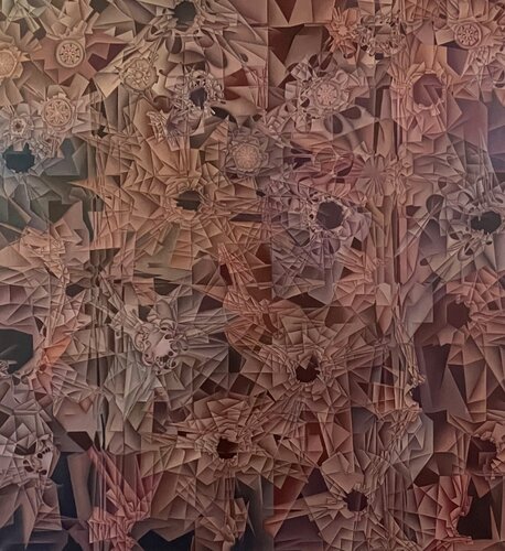 Zersplitterter Raum by Hans-Christian Harten, Painting for Sale on Singulart