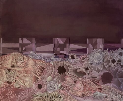 Vernichtungslager (I) by Hans-Christian Harten, Painting for Sale on Singulart