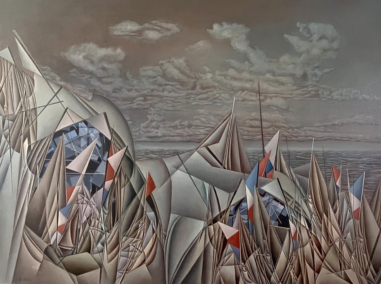 "Backhuysen" VII Hans-Christian Harten Peinture originale à vendre