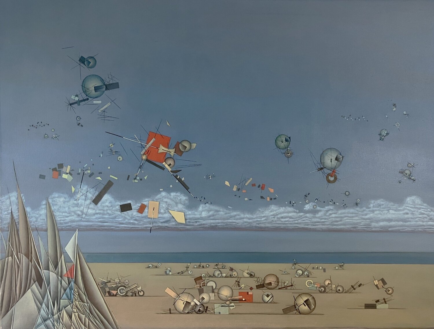Strandleben (II) Hans-Christian Harten Pintura original en venta