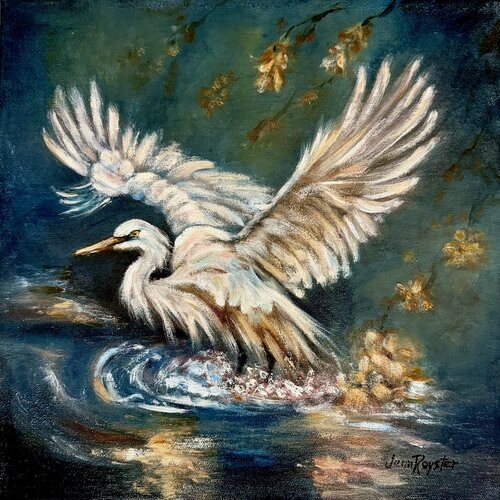 Wings of Quiet Resolve by Jenn Royster, Painting for Sale on Singulart