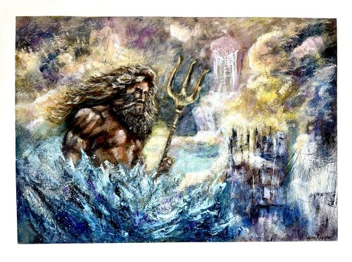 Guardian of Shifting Tides by Jenn Royster, 絵画 for Sale on Singulart