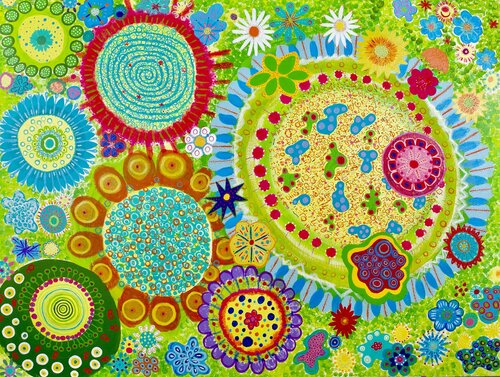 Green Goddess by kara kolenik, Painting for Sale on Singulart