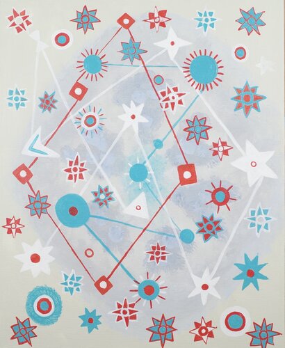 Jellyfish Under Asteroids by kara kolenik, Painting for Sale on Singulart