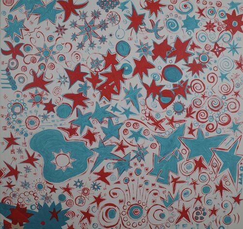 A Who's Sky by kara kolenik, Painting for Sale on Singulart