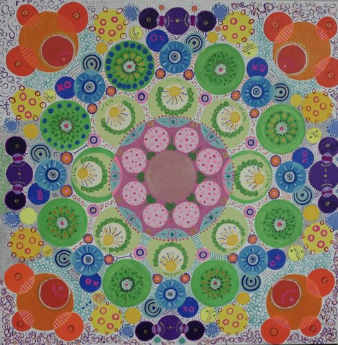 Kaleidoscope by kara kolenik, Painting for Sale on Singulart
