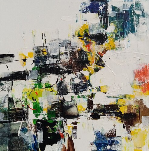 Color composition by Bibiána Baranová, Painting for Sale on Singulart
