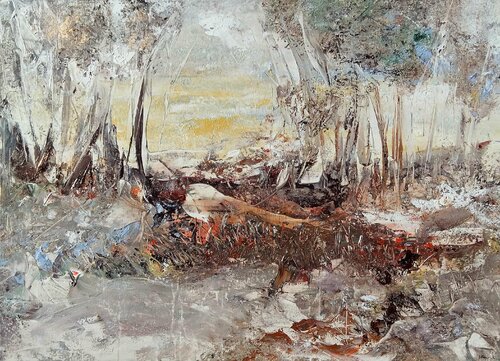 Magic of the forest par Bibiána Baranová, Peinture en vente sur Singulart