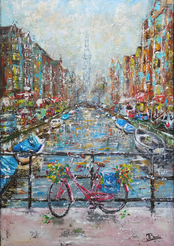 Amsterdam by Joke Bennis, Painting for Sale on Singulart