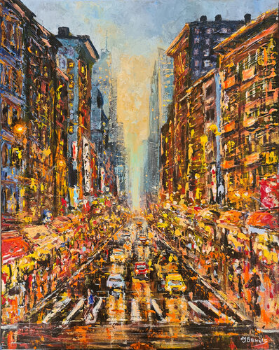 New York 2 by Joke Bennis, Painting for Sale on Singulart