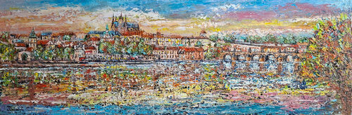 Prague by Joke Bennis, 絵画 for Sale on Singulart