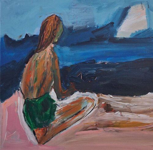 Mélancolie, jolie, jolie by Nathalie Da Silva, Painting for Sale on Singulart