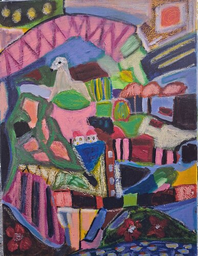 Métamorphose by Nathalie Da Silva, Painting for Sale on Singulart