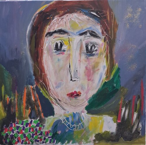 En mon coeur by Nathalie Da Silva, Painting for Sale on Singulart
