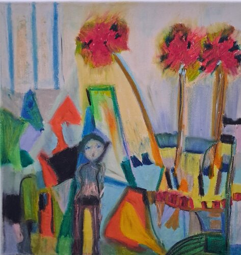 Ici-bas by Nathalie Da Silva, Painting for Sale on Singulart