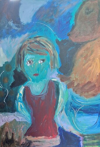 Invoquer les cieux par Nathalie Da Silva, Peinture en vente sur Singulart
