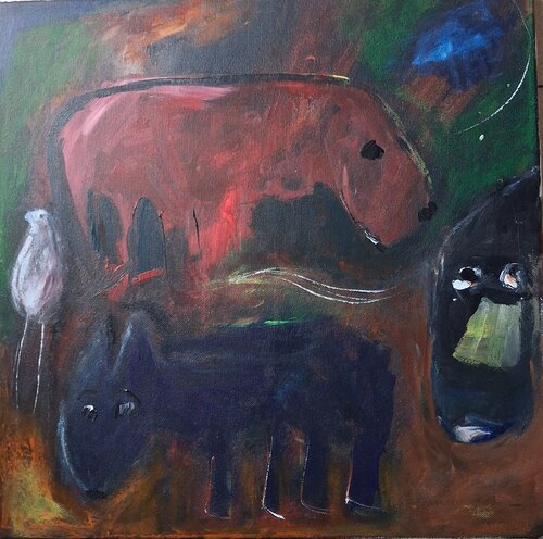 Pariétal van Nathalie Da Silva, Schilderij te koop op Singulart