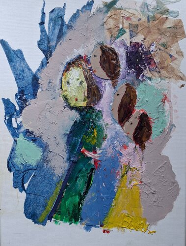 Les 4 sœurs by Nathalie Da Silva, Painting for Sale on Singulart