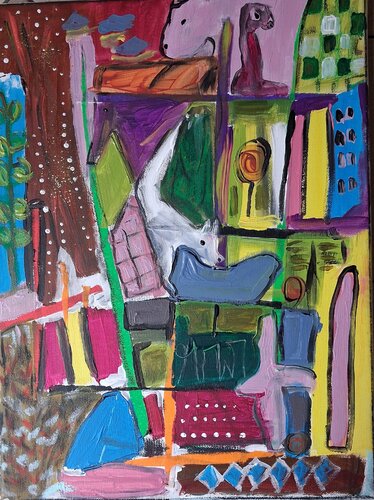 Ensemble by Nathalie Da Silva, Painting for Sale on Singulart