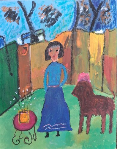 Emmène moi au cirque by Nathalie Da Silva, Painting for Sale on Singulart