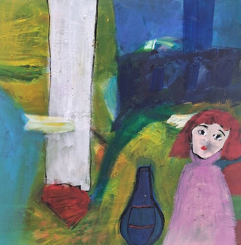 C'était écrit by Nathalie Da Silva, Painting for Sale on Singulart