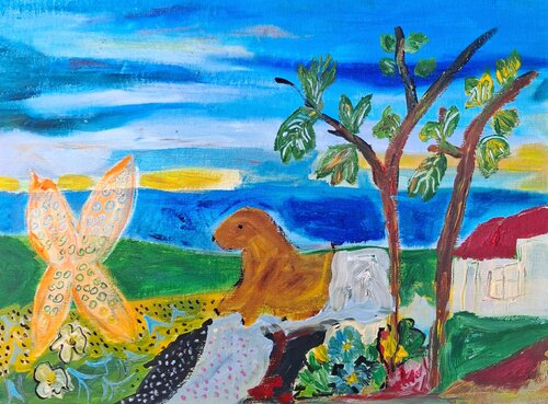 L'étoile de mer by Nathalie Da Silva, Painting for Sale on Singulart
