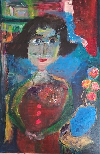 Albertine by Nathalie Da Silva, Painting for Sale on Singulart